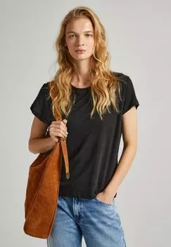 Футболка базовая LILIAN Pepe Jeans, цвет black