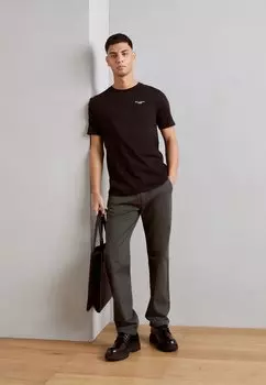 Футболка базовая LOGO ON CHEST 2 PACK Marc O'Polo DENIM, цвет black/grey melange