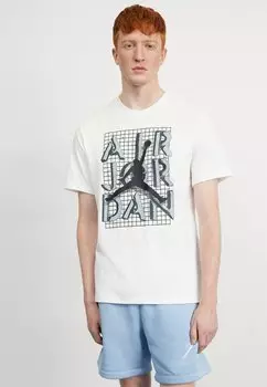 Футболка базовая M J BRAND JM STACK SS CREW Jordan, цвет white