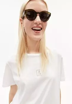 Футболка базовая Marla ARMEDANGELS, белая