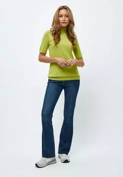 Футболка базовая Milima Roll Neck Knit Minus, ярко-салатовый