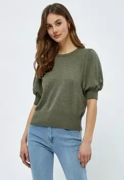Футболка базовая MILIVA KNIT TEE Minus, цвет green field melange