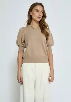 Футболка базовая MILIVA KNIT TEE Minus, цвет sand