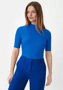 Футболка базовая MIT TURTLENECK comma, цвет royalblau