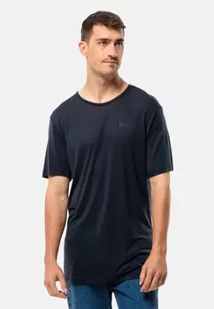 Футболка базовая MOLA Jack Wolfskin, цвет night blue