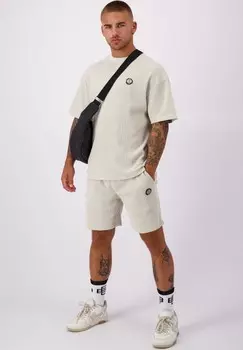 Футболка базовая Monogram Waffle Black Bananas, серая