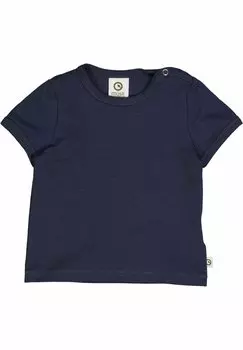 Футболка базовая Msli by GREEN COTTON, цвет night blue