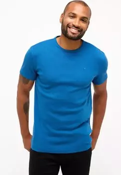 Футболка базовая Mustang, цвет blau