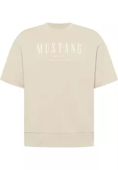 Футболка базовая Mustang, цвет natur