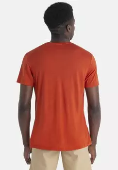 Футболка базовая Natural 125 Light Weight Cool-Lite Sphere Icebreaker, ярко-красная