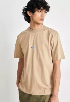 Футболка базовая NIEROS HUGO, цвет medium beige