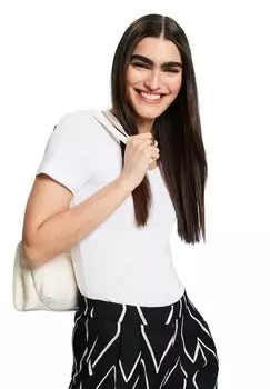 Футболка базовая NOS V-NK Esprit, цвет white