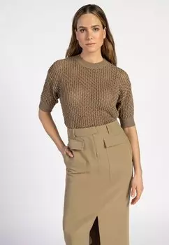 Футболка базовая NURIA Aaiko, цвет vanna green