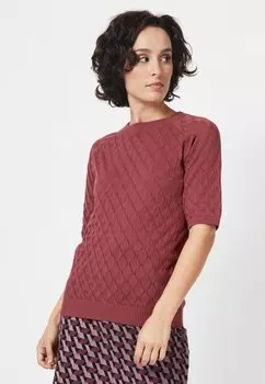 Футболка базовая OPENWORK 4funkyflavours, цвет rust brown