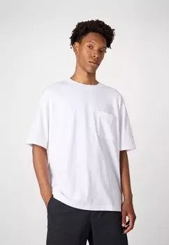 Футболка базовая Oversized GAP, белая