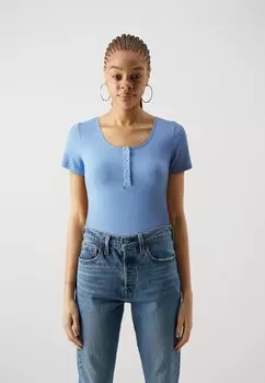 Футболка базовая PCKITTE Pieces, цвет hydrangea