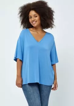 Футболка базовая PCROSALINDA PEPPERCORN, цвет marina blue