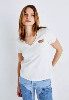 Футболка базовая PERFECT VNECK Levi's, цвет bright white