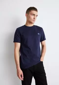Футболка базовая PIECE Les Deux, цвет dark navy/fjord blue