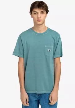 Футболка базовая POUR HOMME Element, цвет mottled turquoise