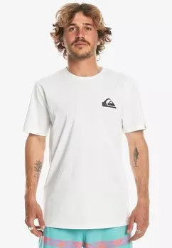 Футболка базовая Quiksilver, цвет wbb
