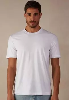 Футболка базовая REGULAR FIT AUS EXTRAFEINER Intimissimi, цвет wei white