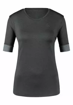 Футболка базовая RUN EASY ODLO, цвет odlo graphite grey grey melange