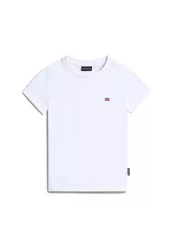 Футболка базовая SALIS Napapijri, цвет bright white