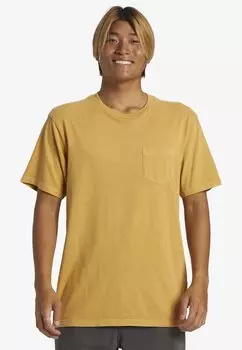 Футболка базовая SALTWATER-POCKET Quiksilver, цвет yellow