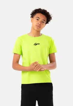 Футболка базовая SCRIBBLE Hype, цвет green