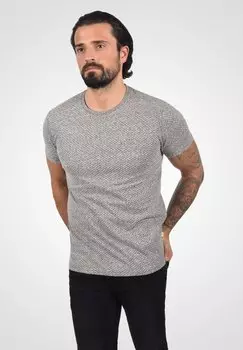 Футболка базовая SDALARICO Solid, цвет grey melange