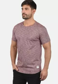 Футболка базовая SDFIGOS Solid, цвет wine red