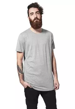 Футболка базовая SHAPED LONG DO NOT USE Urban Classics, цвет grey