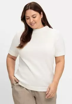 Футболка базовая Sheego, цвет ecru