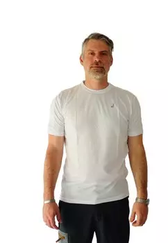 Футболка базовая SHOCK FUNKTION FITNES JOLUVI, цвет blanco