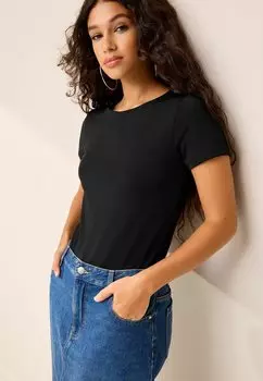 Футболка базовая SHORT SLEEVE Next, цвет black