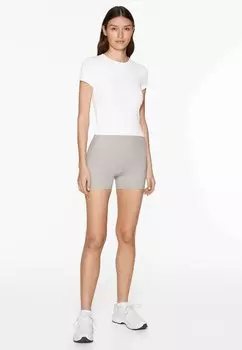 Футболка базовая Short Sleeve OYSHO, белая