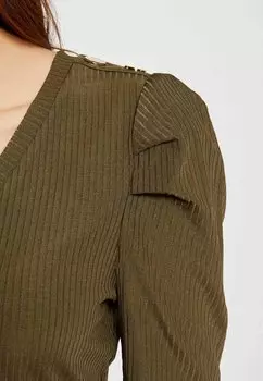 Футболка базовая Short-Sleeved Morgan, верт каки