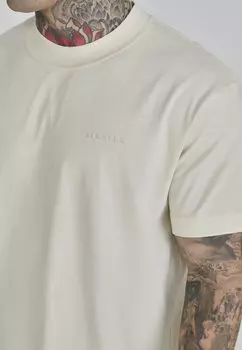 Футболка базовая SIKSILK, бежевая
