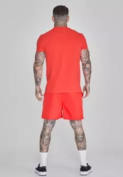 Футболка базовая SIKSILK, коралловая