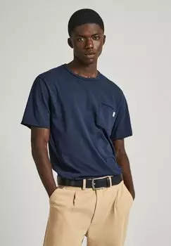 Футболка базовая SINGLE CARRINSON Pepe Jeans, цвет dulwich blue