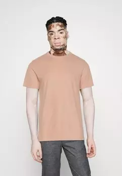 Футболка базовая SLHJOSEPH O-NECK Selected Homme, цвет pink sand