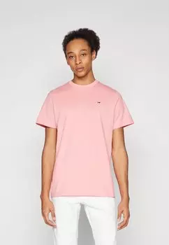 Футболка базовая SLIM C NECK Tommy Jeans, цвет tickled pink
