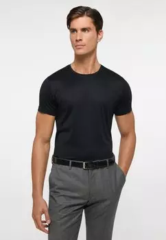 Футболка базовая SOFT TAILORING Eterna, цвет schwarz