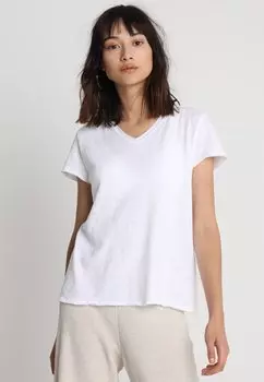 Футболка базовая SONOMA V NECK TEE American Vintage, цвет white