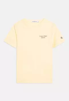 Футболка базовая STACK LOGO Calvin Klein Jeans, цвет vanilla