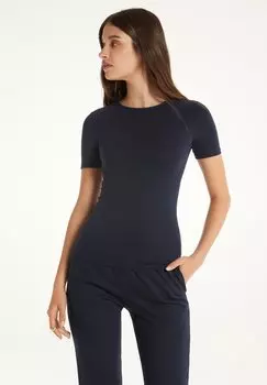 Футболка базовая STRETCH ROUND-NECK Tezenis, цвет absolute blue
