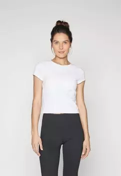 Футболка базовая STUDIO BABY TEE GAP, цвет optic white