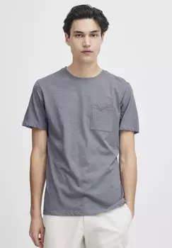 Футболка базовая THOR YARN TEE Casual Friday, цвет silver bullet