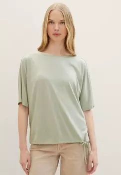 Футболка базовая TOM TAILOR, цвет desert green